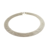 collana argento maglia serpente
