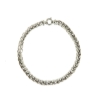 collana maglia spiga argento