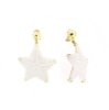 orecchini argento stella cammeo