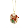 Pendente in Cammeo e corallo
