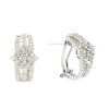 orecchini rombi diamanti