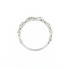 anello in diamanti maglie grumette a degradare