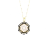 girocollo argento cammeo sferine blu zirconi