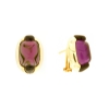 Orecchini in argento ed ametista