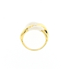 Anello in oro a maglie grumette