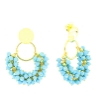 orecchini argento pasta turchese