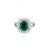 Anello smeraldo e diamanti