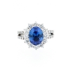 Anello zaffiro e diamanti