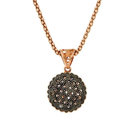 pendente in argento zirconi