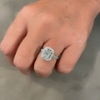 Anello diamanti  baguettes 