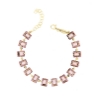 bracciale in argento e zirconi glicine