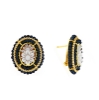 Orecchini in argento cammeo e pietre