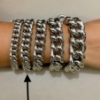 Bracciale grumette in argento 