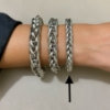 Bracciale maglia spiga argento 