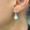 Orecchini con perle e diamanti 