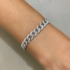 Bracciale grumette con diamanti 