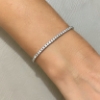 Bracciale tennis con diamanti 