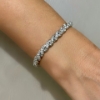 Bracciale con diamanti 