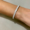 Bracciale rigido con diamanti 