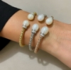 Bracciale in argento e perle