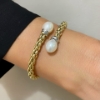 Bracciale in argento e perle contrariè