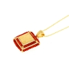 collana in argento coralli e zirconi