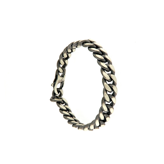 bracciale argento maglia grumette