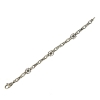 bracciale da uomo in argento con rosa dei venti