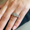 Anello con diamanti 