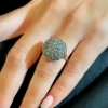 Anello toppa stile antico 