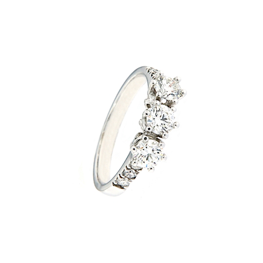 anello trilogy diamanti