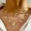 Collana in argento perle e zirconi 