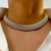 Collana maglia serpente in argento 