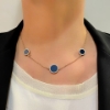 Girocollo in argento e zirconi