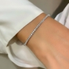 Bracciale tennis con diamanti 