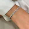 Bracciale tennis con diamanti 