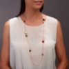 collana in argento zirconi e paste vitree