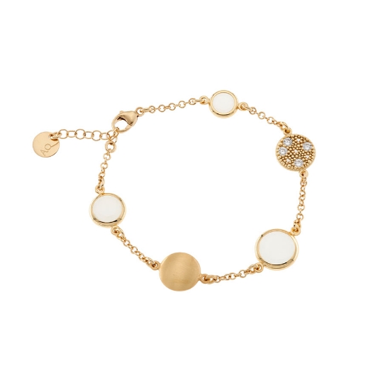 bracciale in argento e pietre