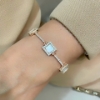 Bracciale in argento zirconi e madreperla 