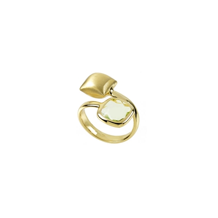 anello in argento e pietra