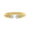 Bracciale rigido in argento e zirconi