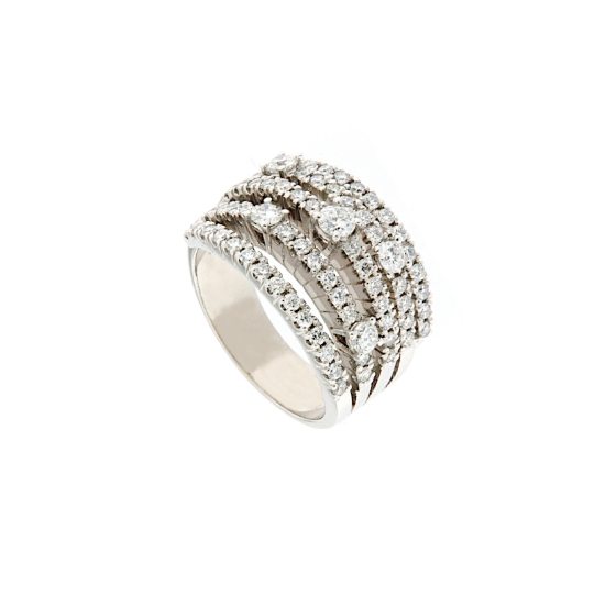 Anello con diamanti Costellazione