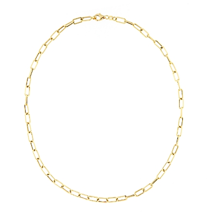 girocollo oro maglie ovali