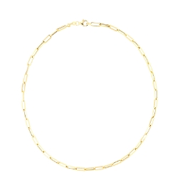 collana in oro maglie ovali