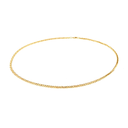 collana maglia spiga in oro