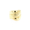 Anello in oro giallo a fascia