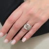 Anello in argento e zirconi 