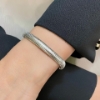 Bracciale tubogas in argento 
