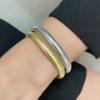 Bracciale tubogas in argento 