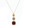 collana in argento zirconi e pasta vitrea